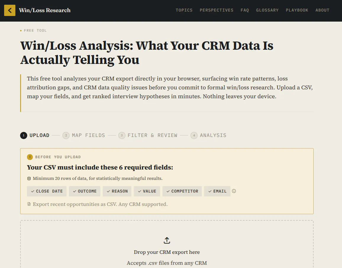 Win/Loss Analysis Audit gallery image