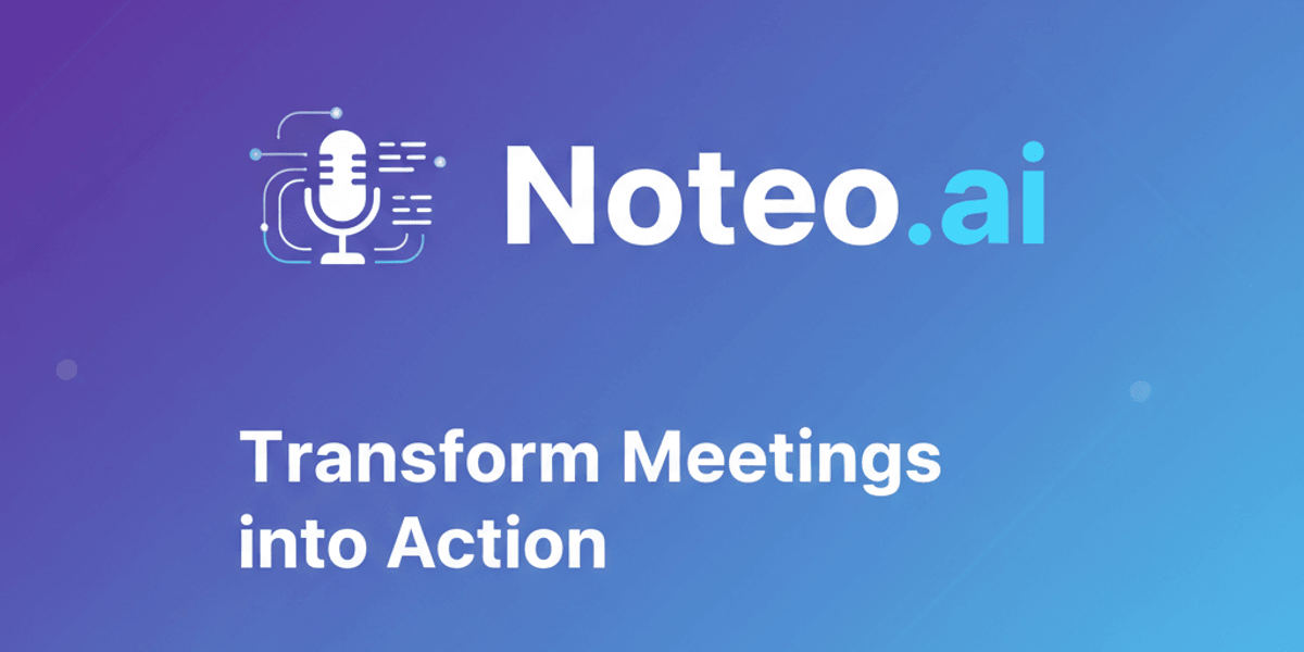 Noteo.ai - Main product screenshot demonstrating key features and user interface