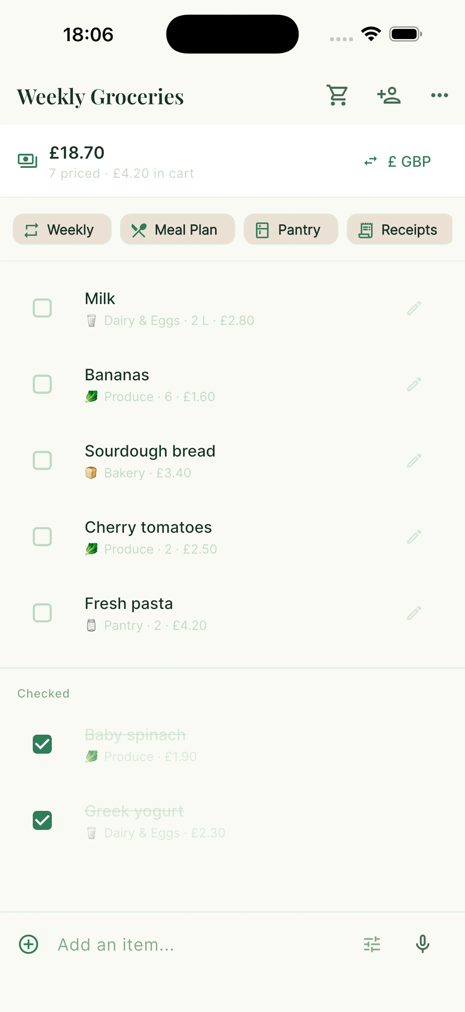 GroceryShare screenshot 3