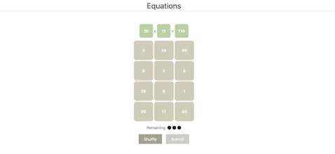 Equations Game gallery image