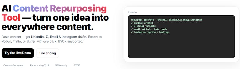 ContentRepurpose.pro gallery image