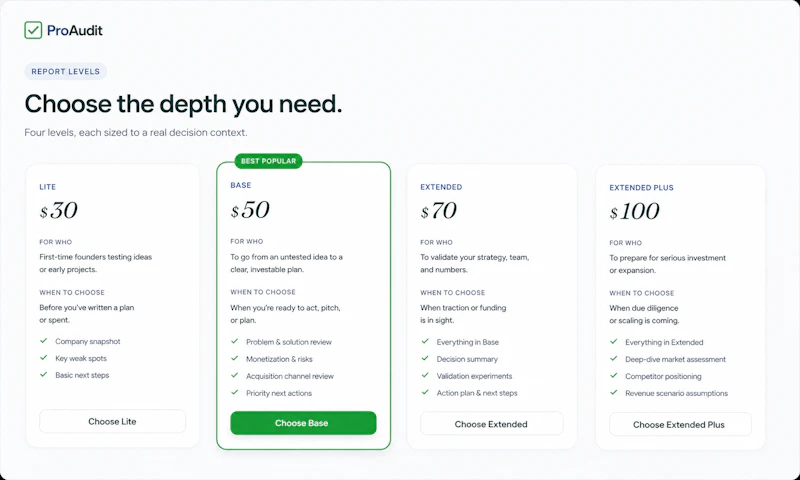 ProAudit screenshot 4