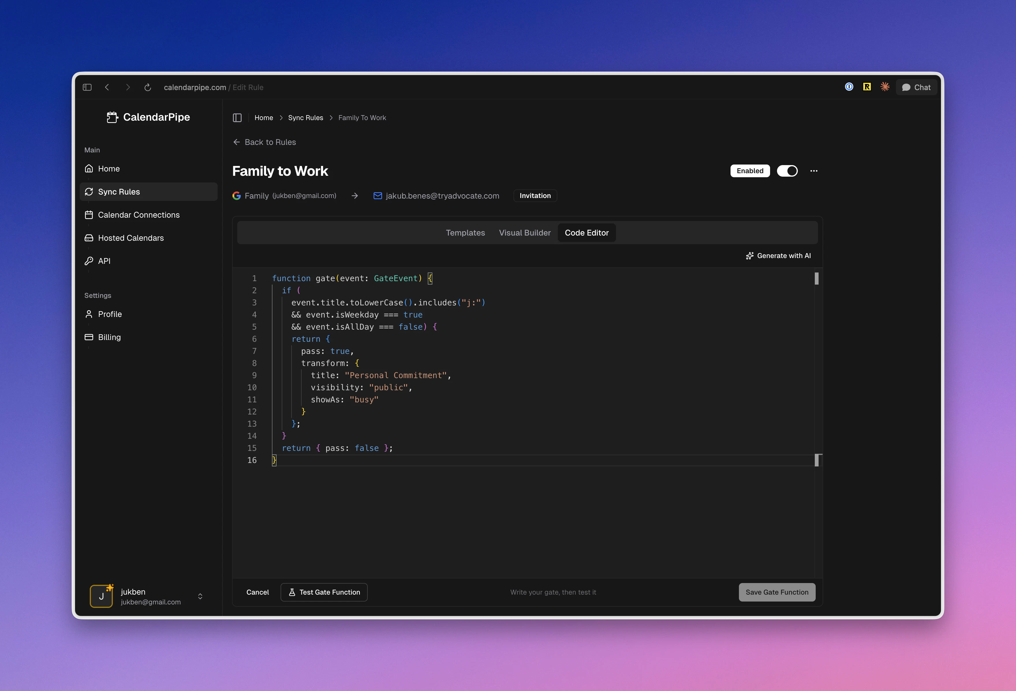 CalendarPipe screenshot 3