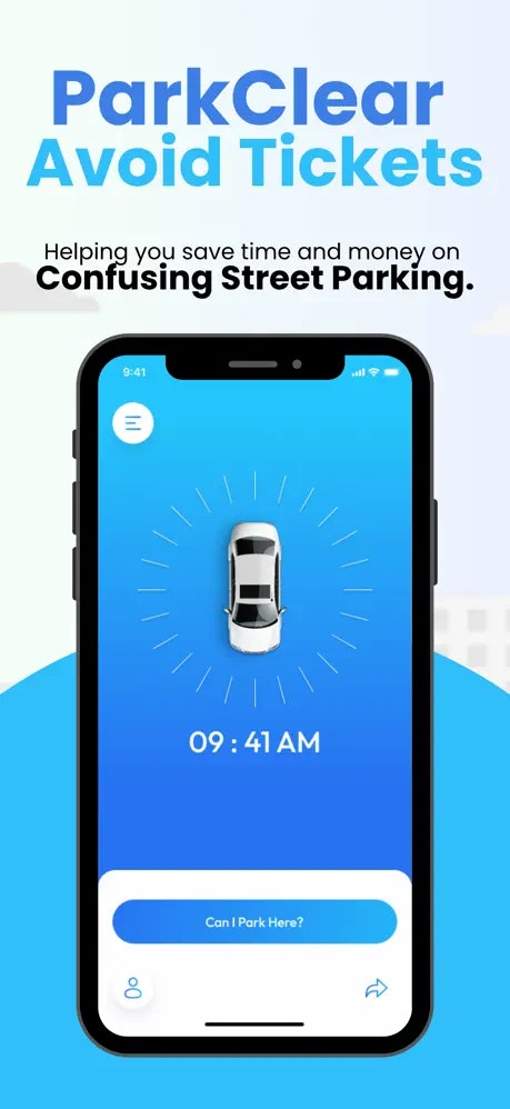 ParkClear - Main product screenshot demonstrating key features and user interface