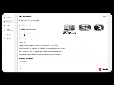 Debriefs gallery image