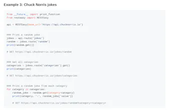 RESTEasy (Python REST API client) gallery image