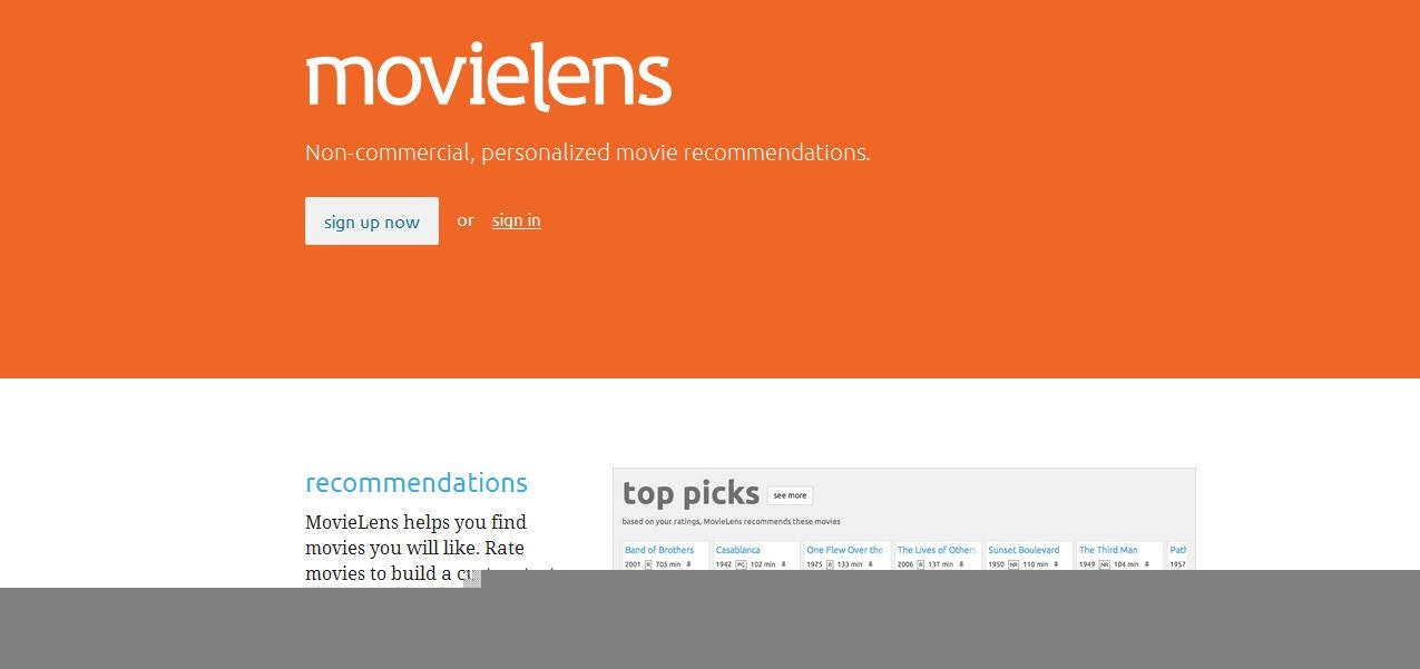 MovieLens gallery image