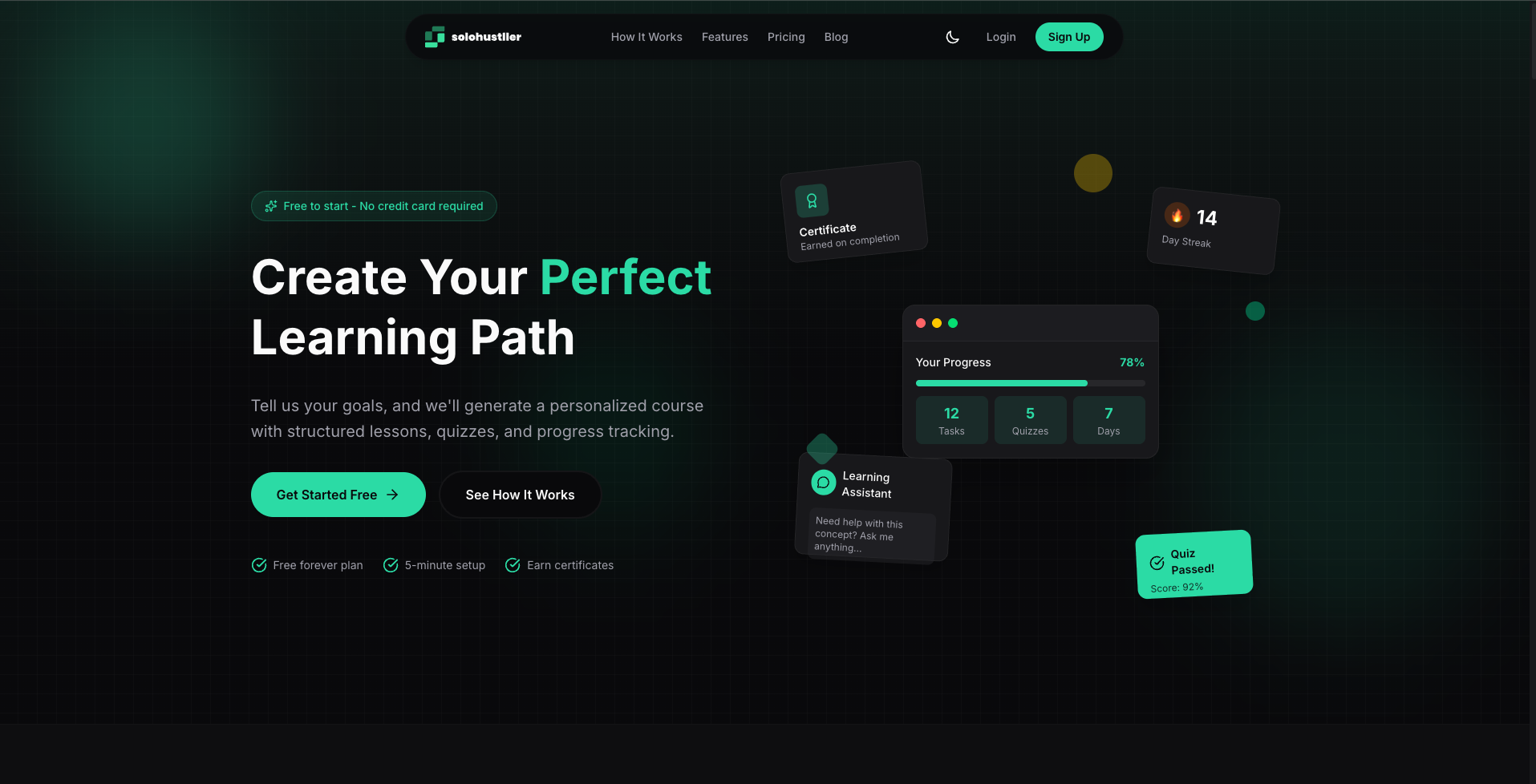 Solohustller - Main product screenshot demonstrating key features and user interface