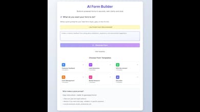 Promptly Forms — AI-Powered Form Builder gallery image