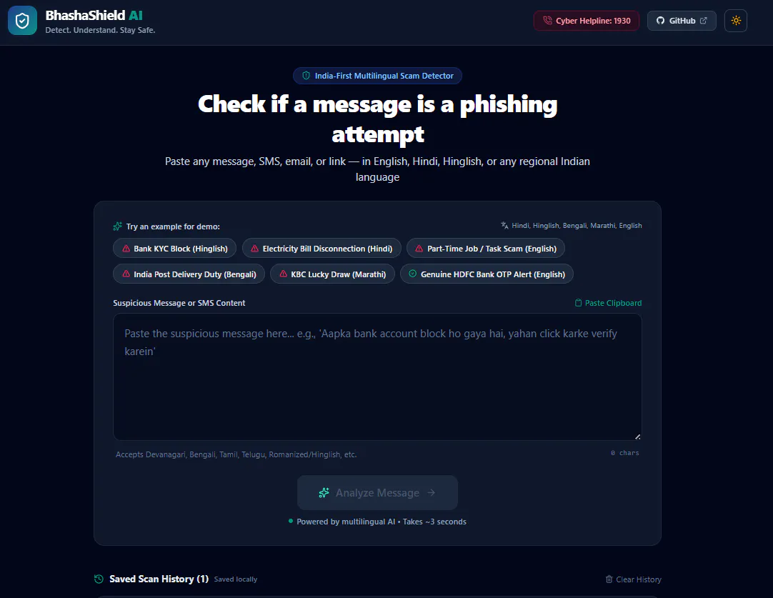 BhashaShield AI gallery image