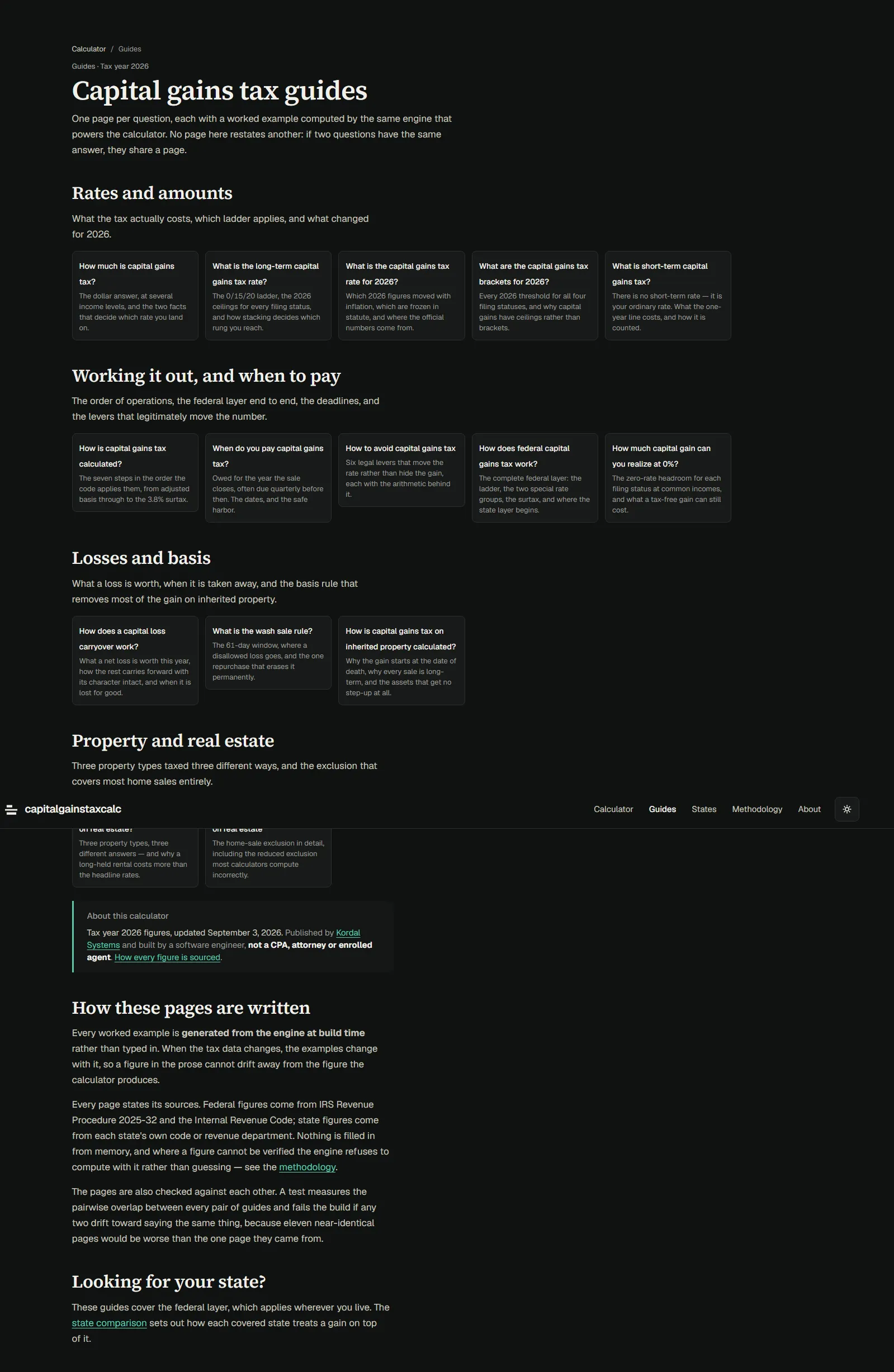 Capital Gains Tax Calc gallery image