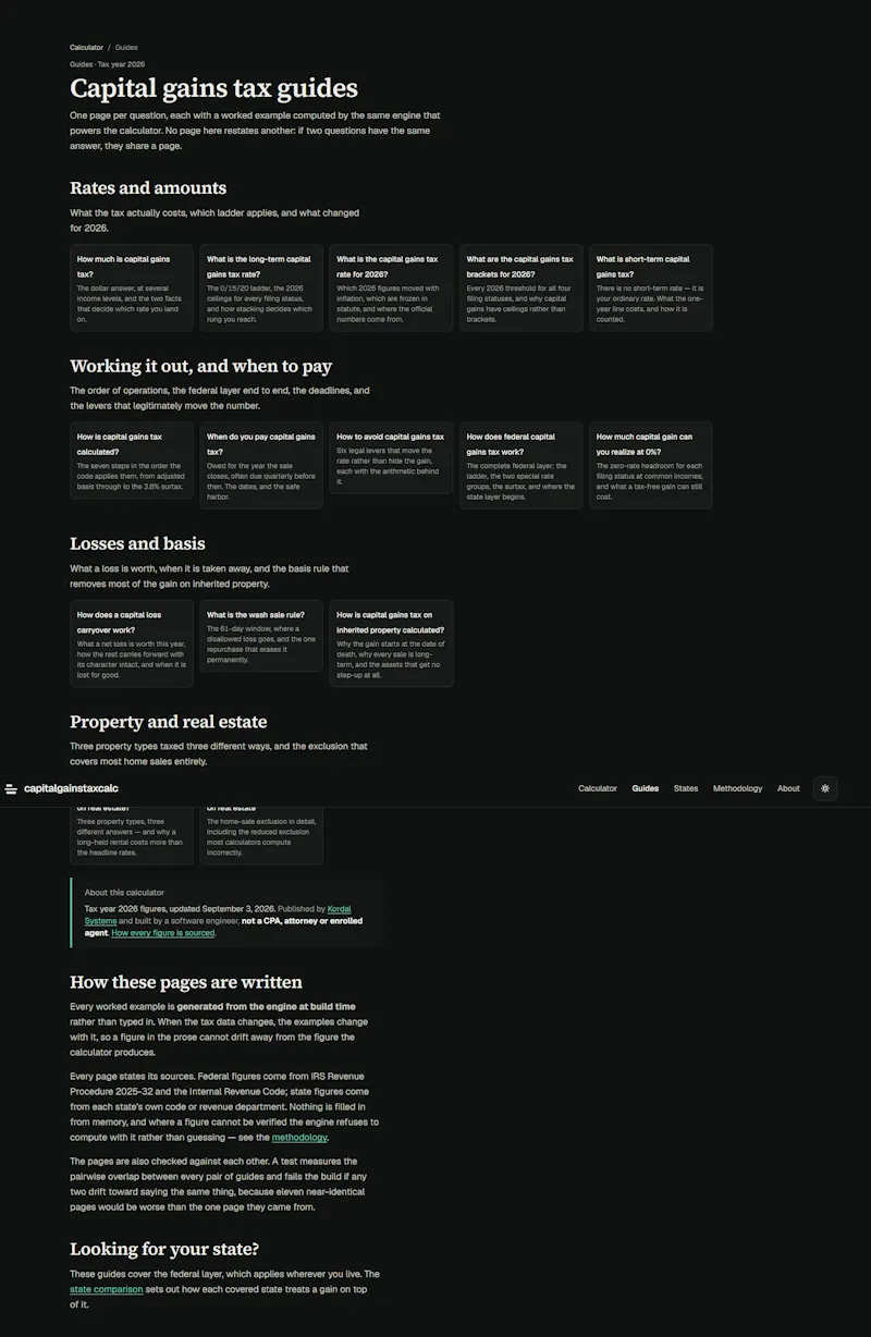 Capital Gains Tax Calc screenshot 3