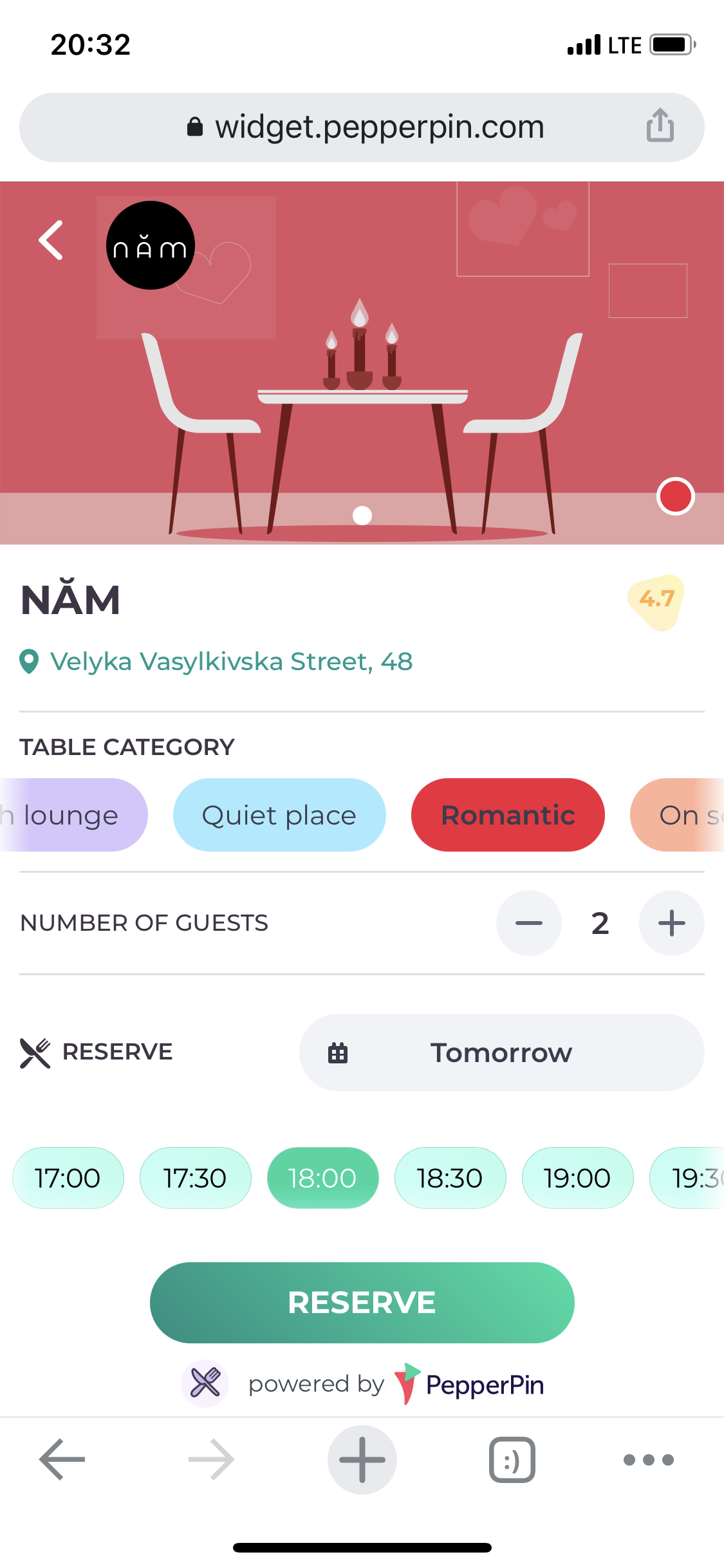 1-click services for online restaurants gallery image