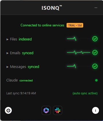 ISONQ™ - Screenshot 5 showing product features and functionality