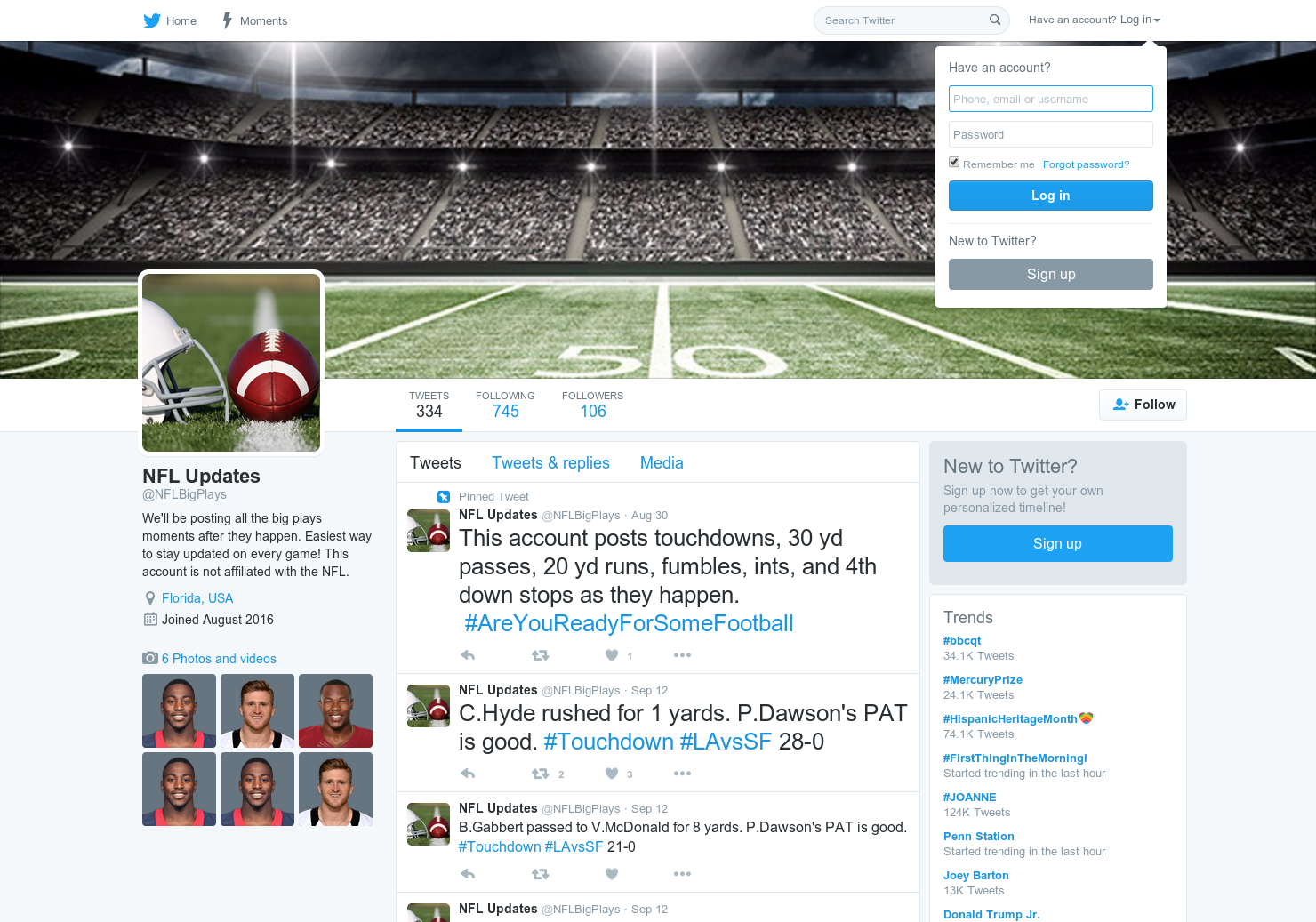 NFLBigPlays (Twitter Bot) gallery image