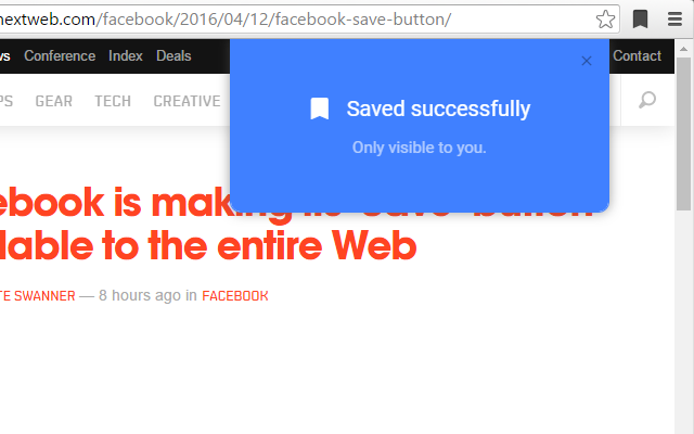 Save to Facebook gallery image