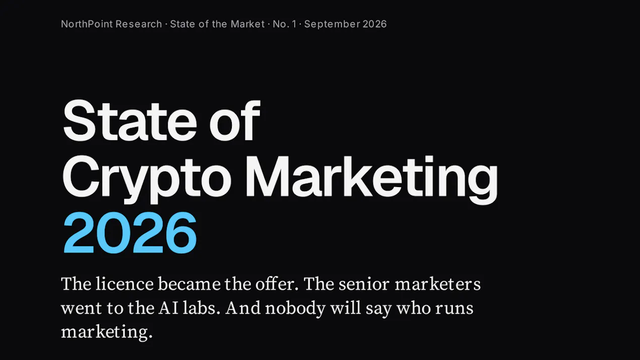 State of Crypto Marketing 2026 product