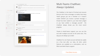 Pro Feed - Multi-Teams Chat Feed gallery image