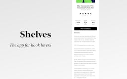 Shelves. The app for book lovers media 2
