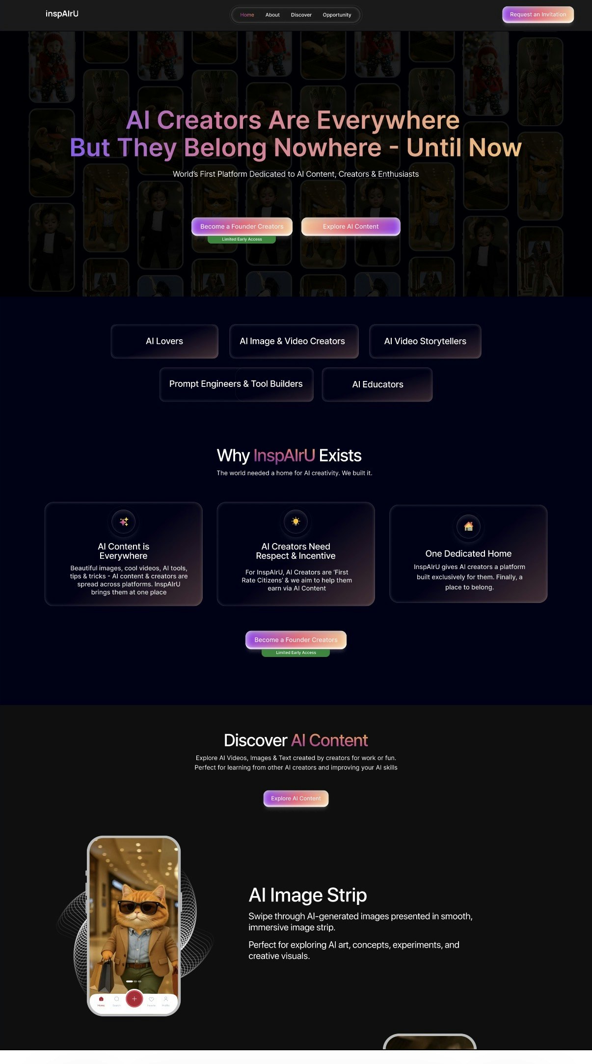 Inspairu - Main product screenshot demonstrating key features and user interface
