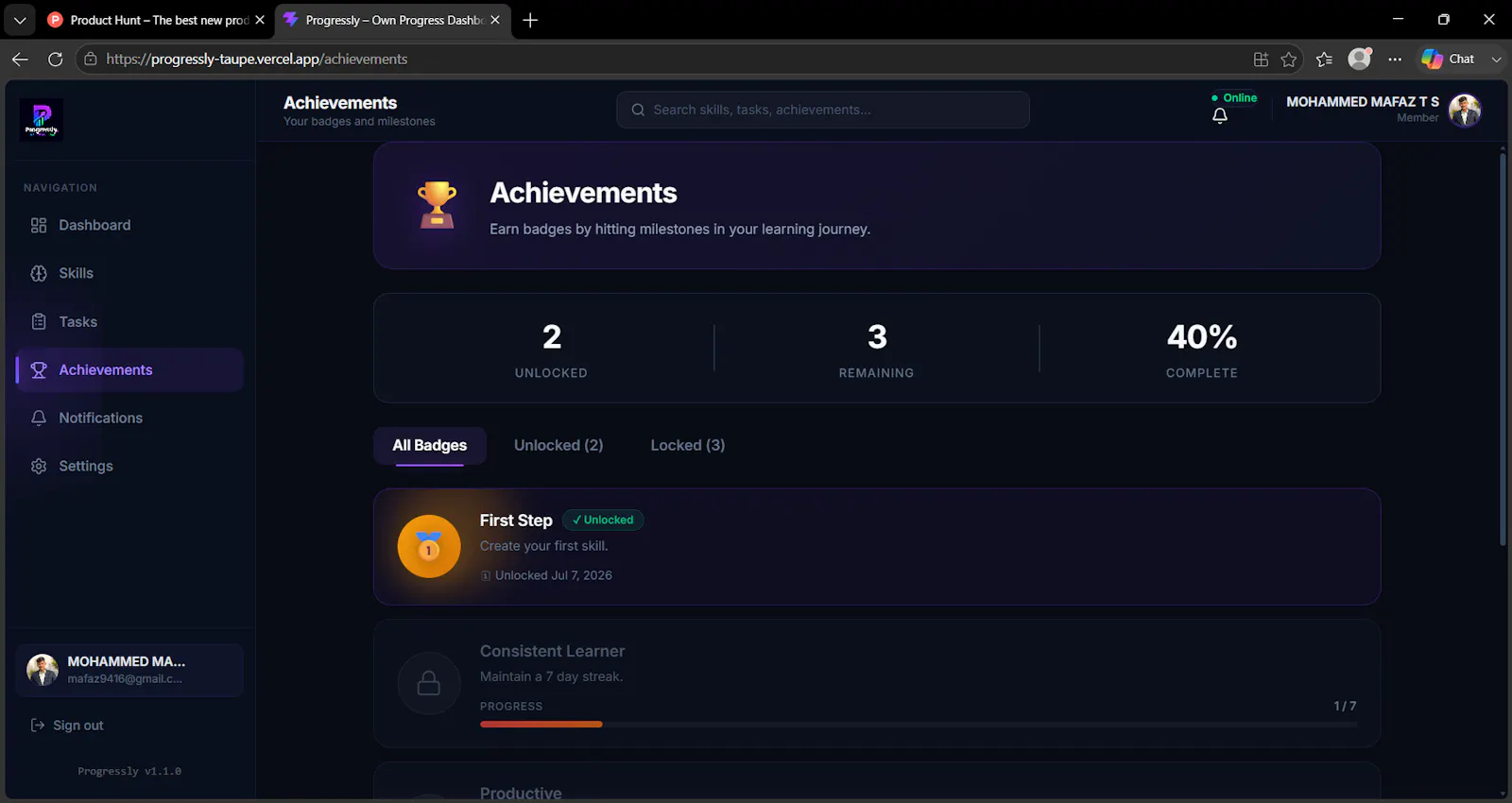 Progressly screenshot 4