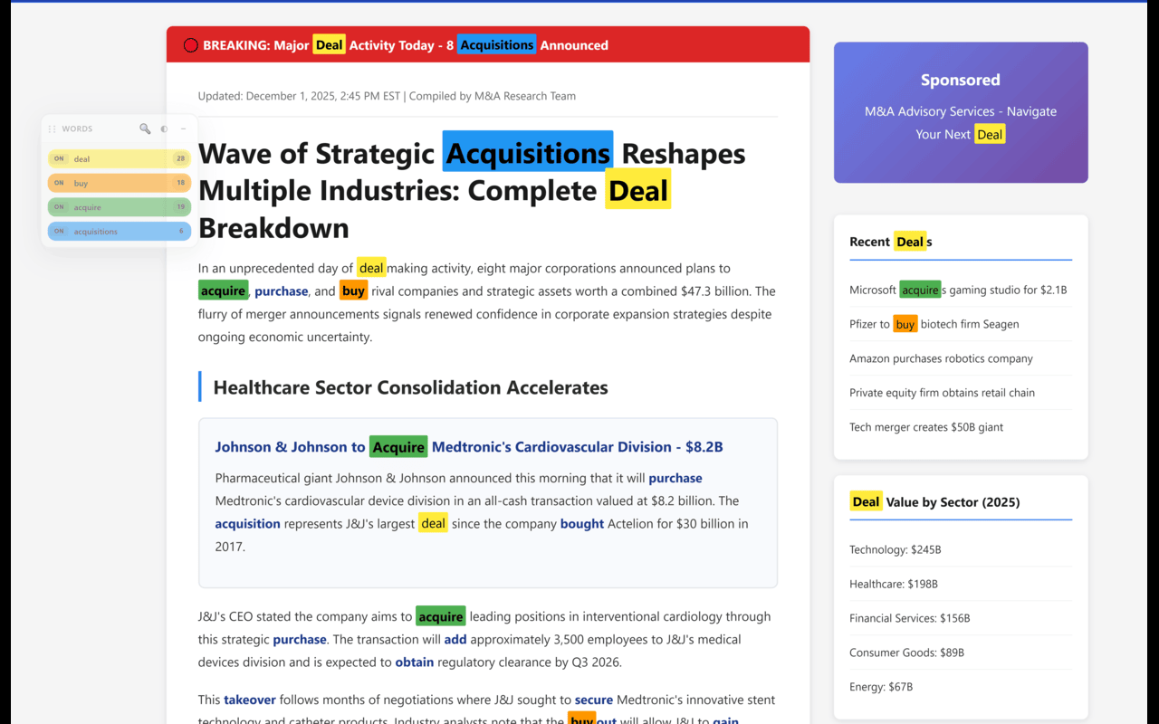 Lexcope – Multi Find, Search Tool gallery image
