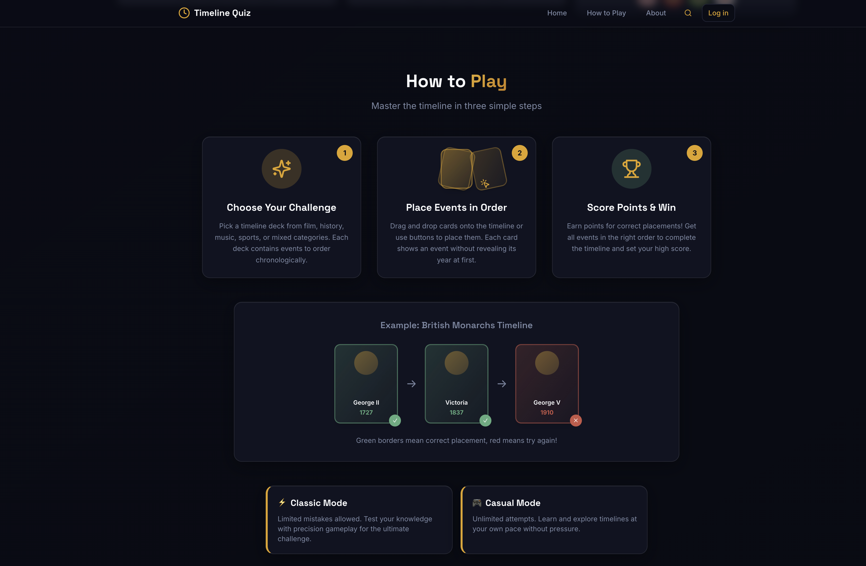 Timeline Quiz gallery image