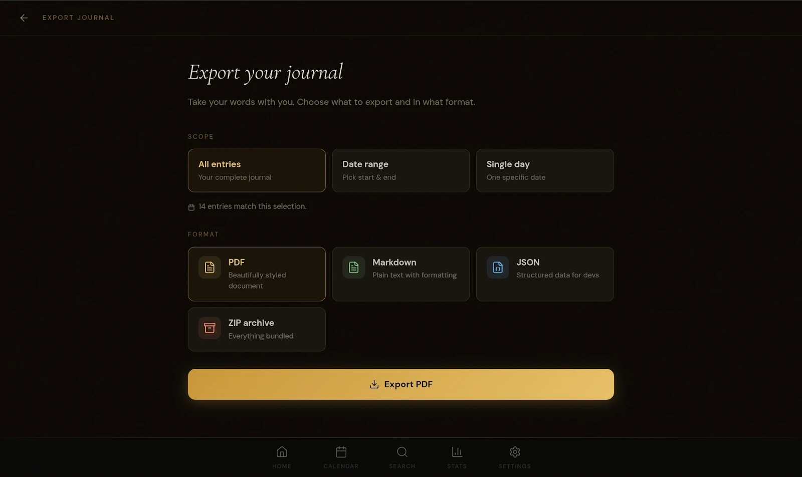 Murmur Journal screenshot 5