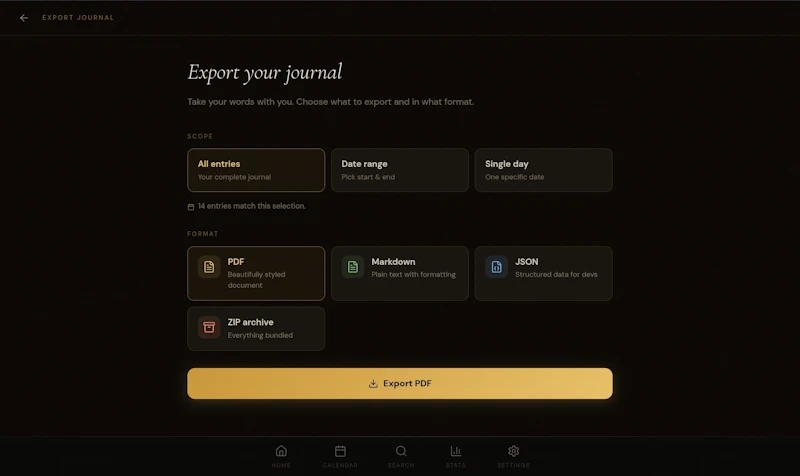 Murmur Journal screenshot 5