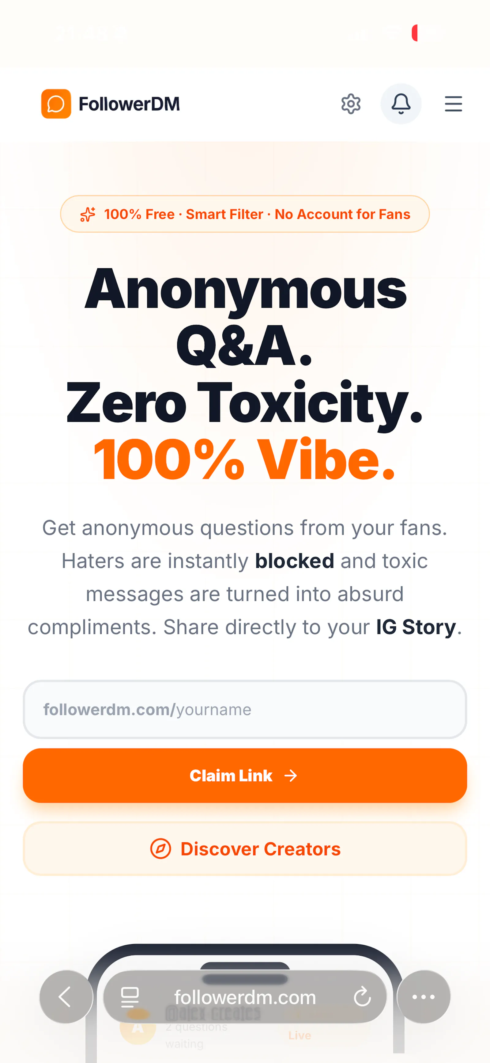 FollowerDM screenshot 1