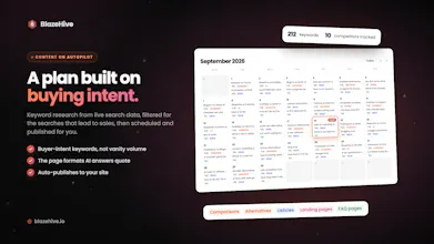 BlazeHive: #1 AI SEO Agent on Autopilot gallery image