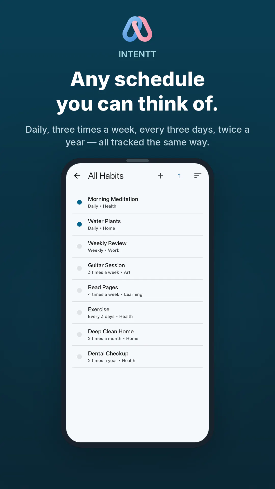 Intentt: Habits, Tasks and Focus  gallery image