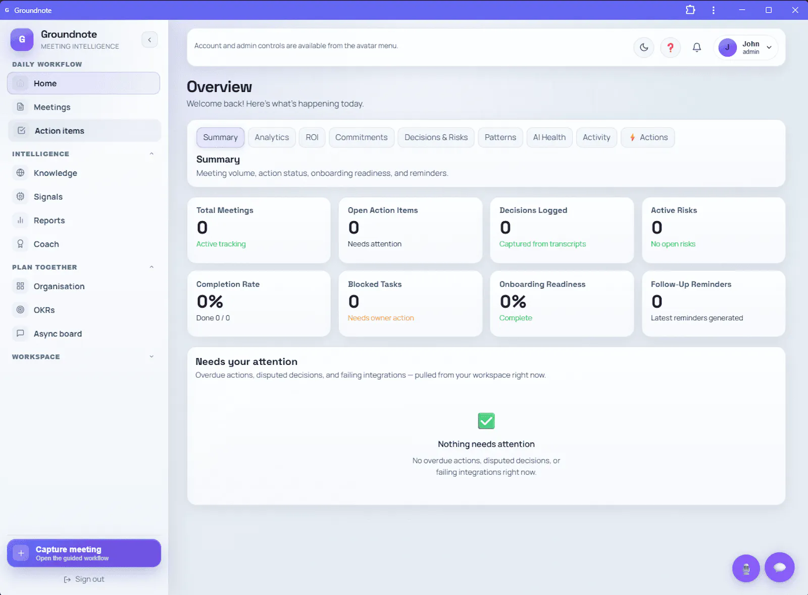 Groundnote screenshot 1