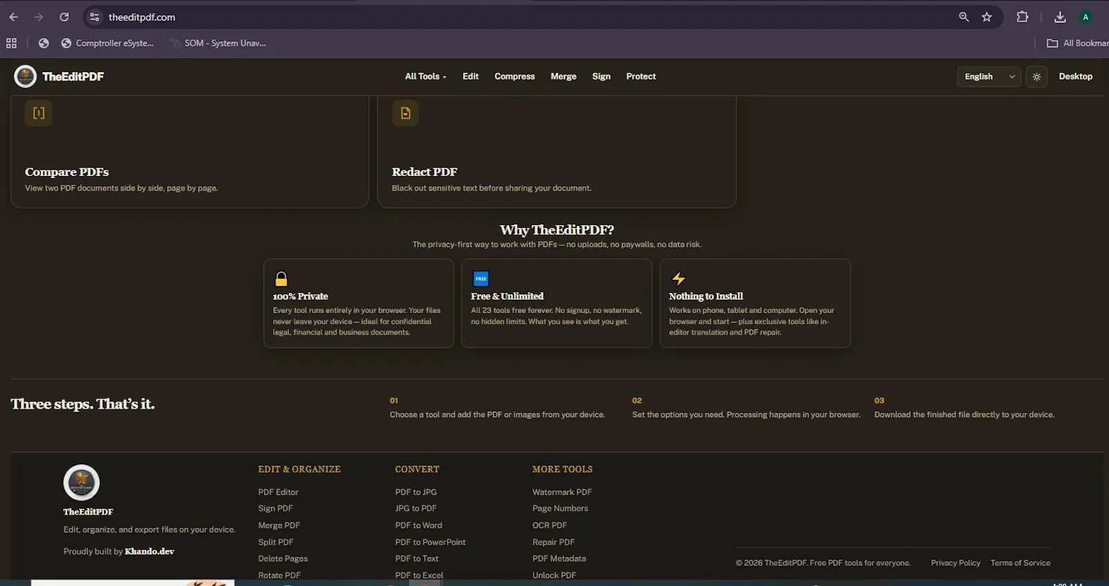 TheEditPDF screenshot 3