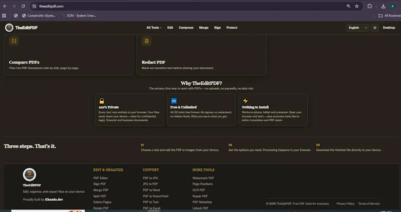TheEditPDF screenshot 3