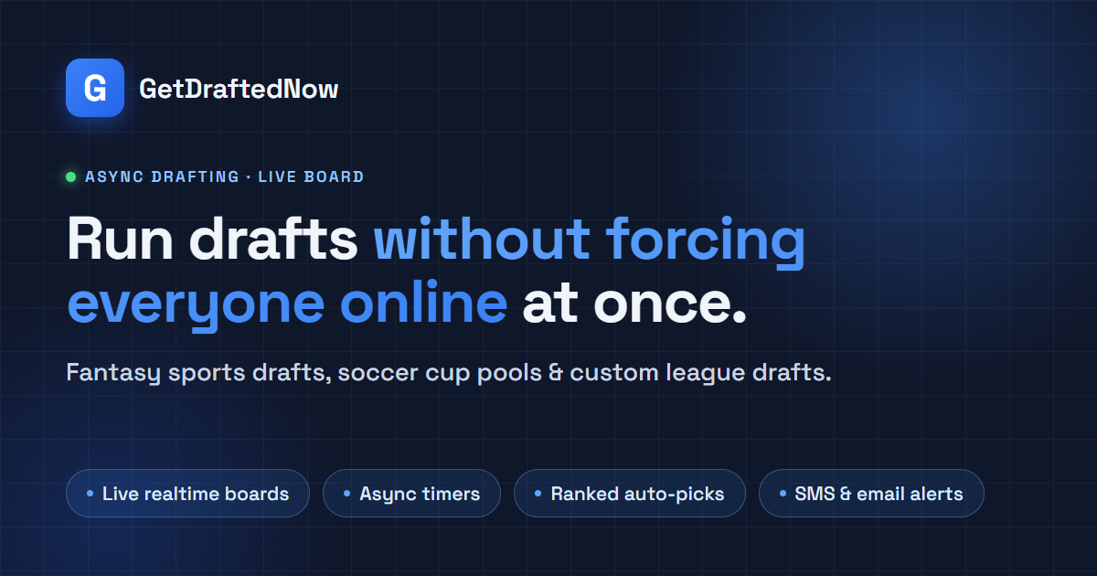 GetDraftedNow gallery image