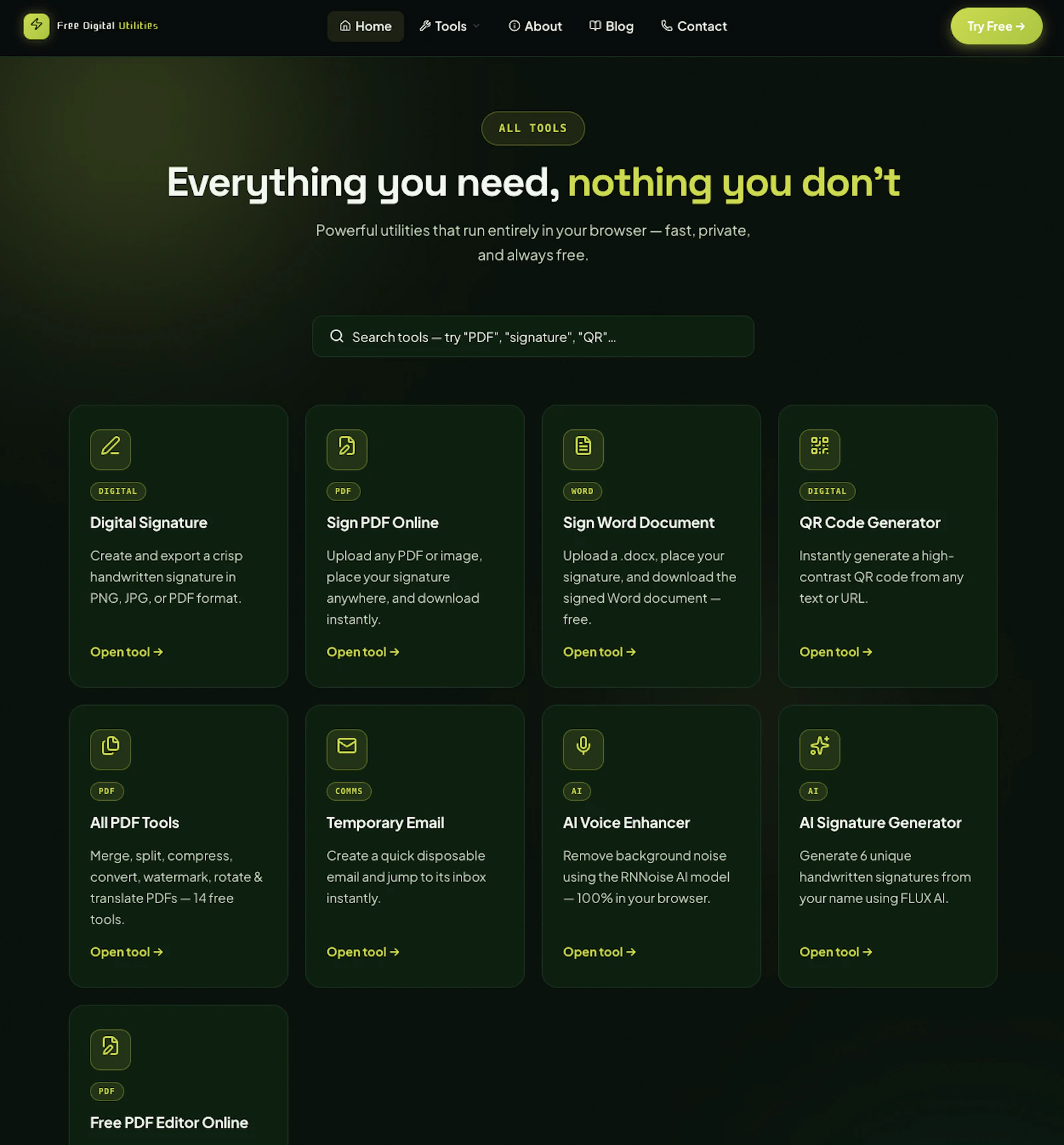 Free Digital Utilities screenshot 3