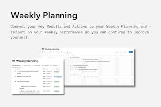 Moonshot OKR Notion Template gallery image