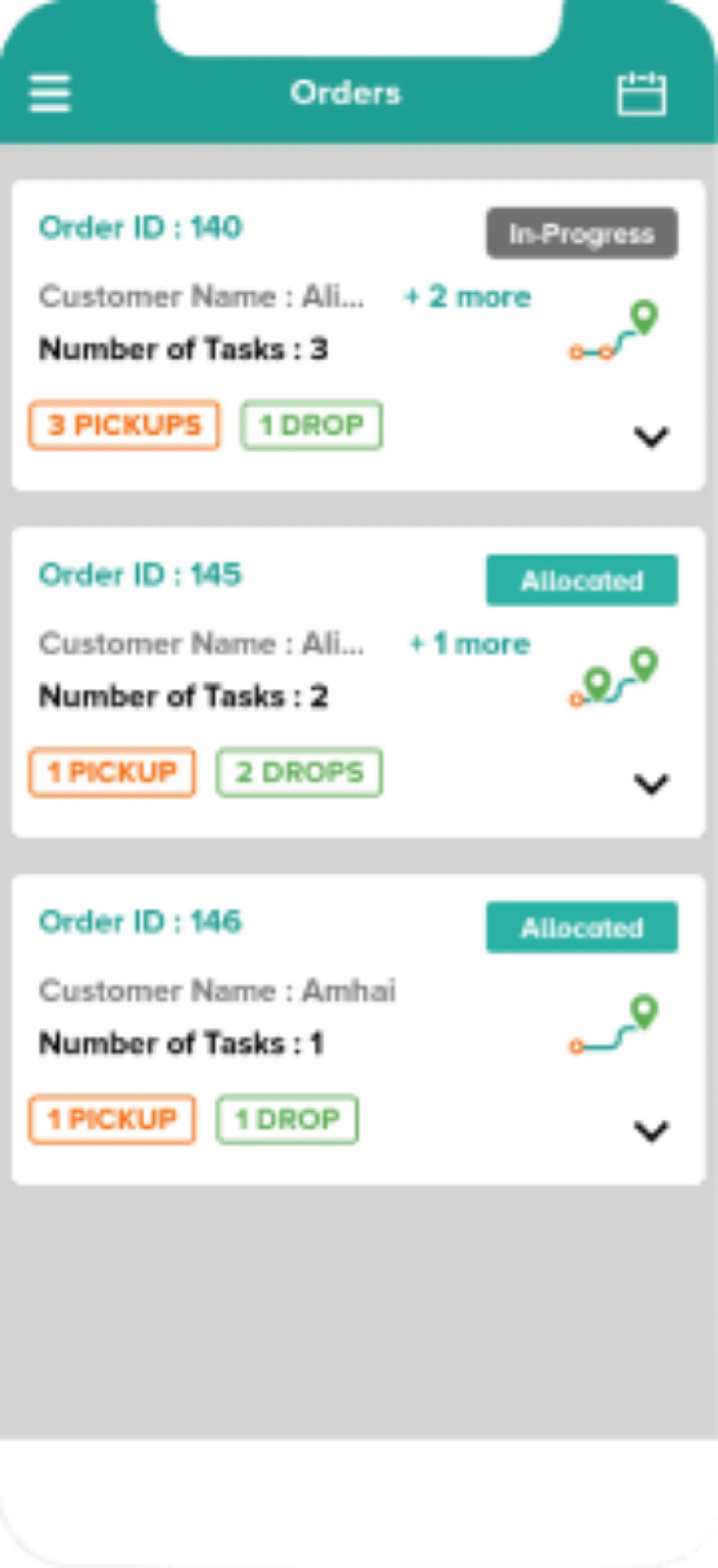 Delivery Tracking App screenshot 1