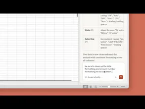 Excel 中的 Claude 畫廊圖片