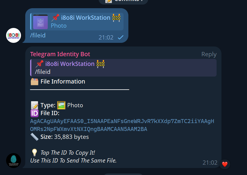 Telegram Identity Bot gallery image