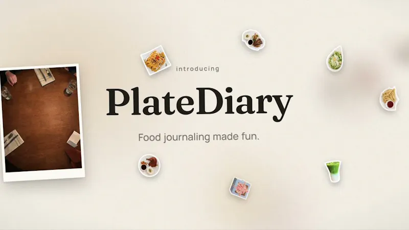 PlateDiary - Food Journaling Made Fun screenshot 1 (video preview)