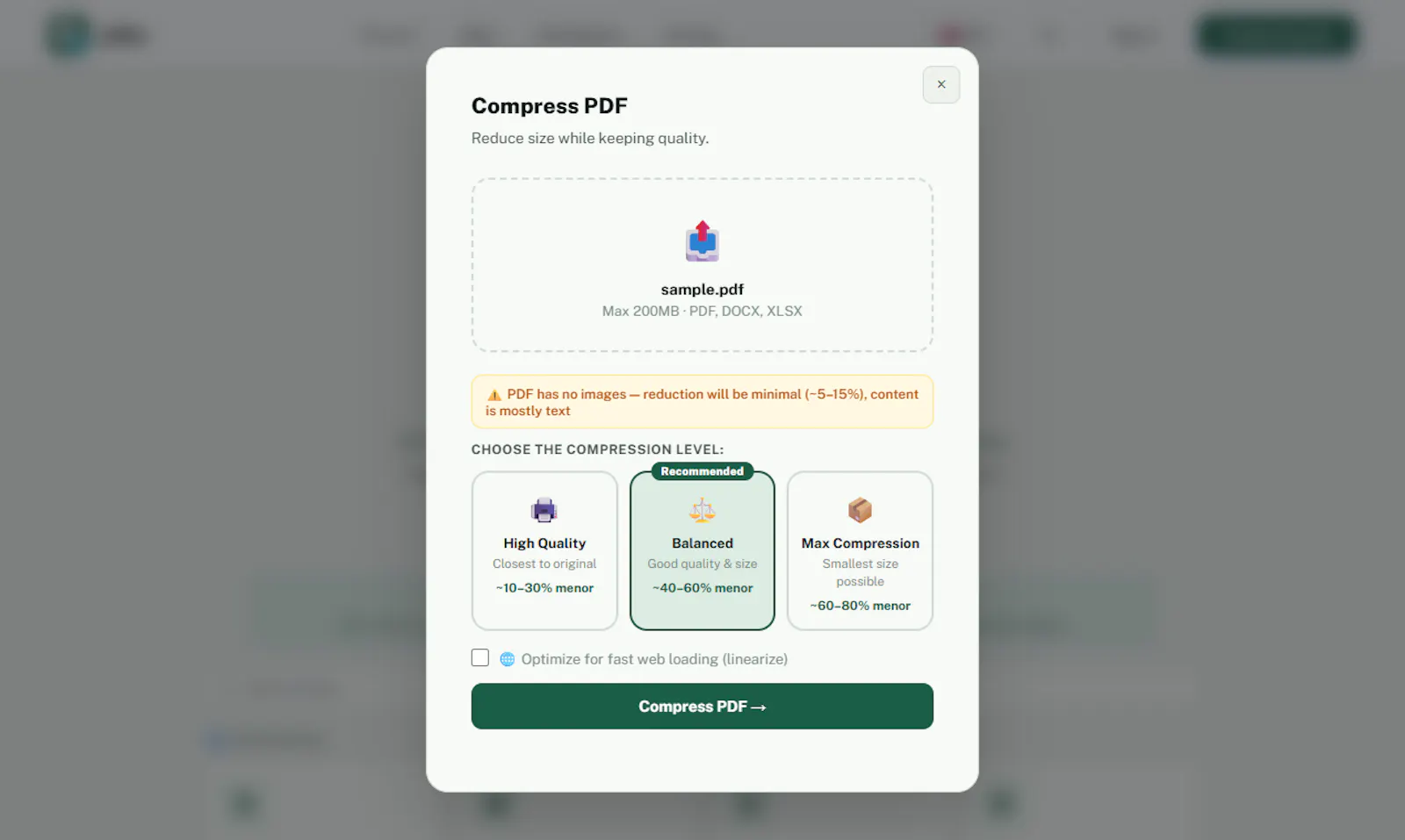 pdfyr screenshot 2