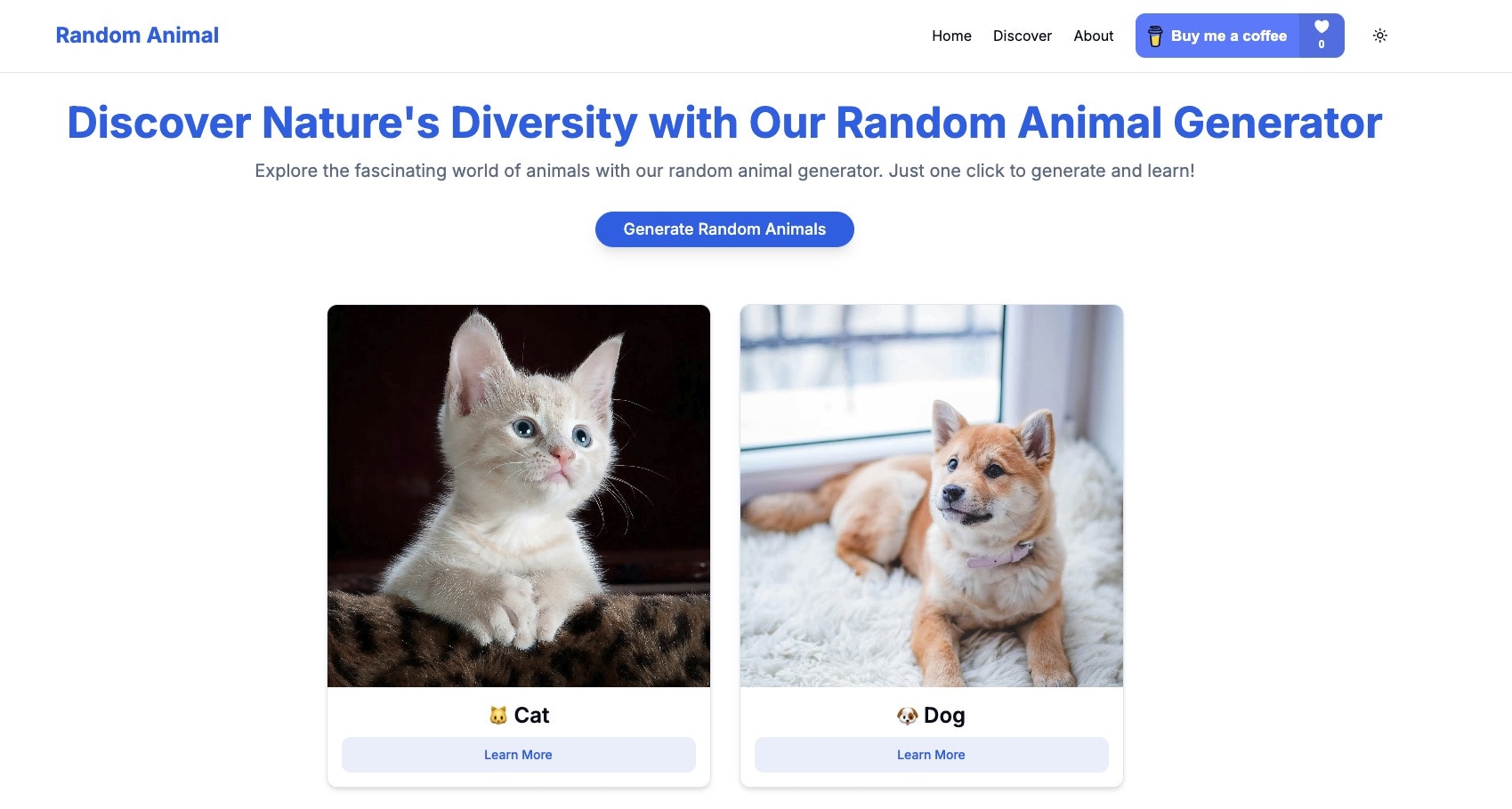 Random Animal Generator gallery image