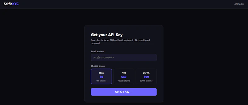 SelfieKYC API screenshot 4