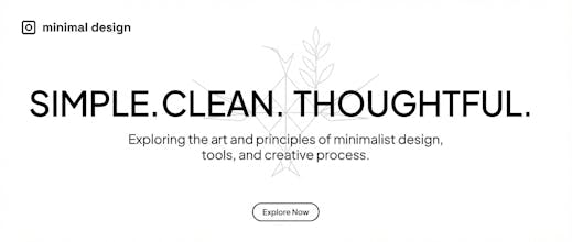 Minimalistic design illustrations gallery image