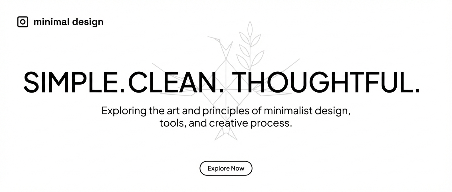 Minimalistic design illustrations - Main product screenshot demonstrating key features and user interface