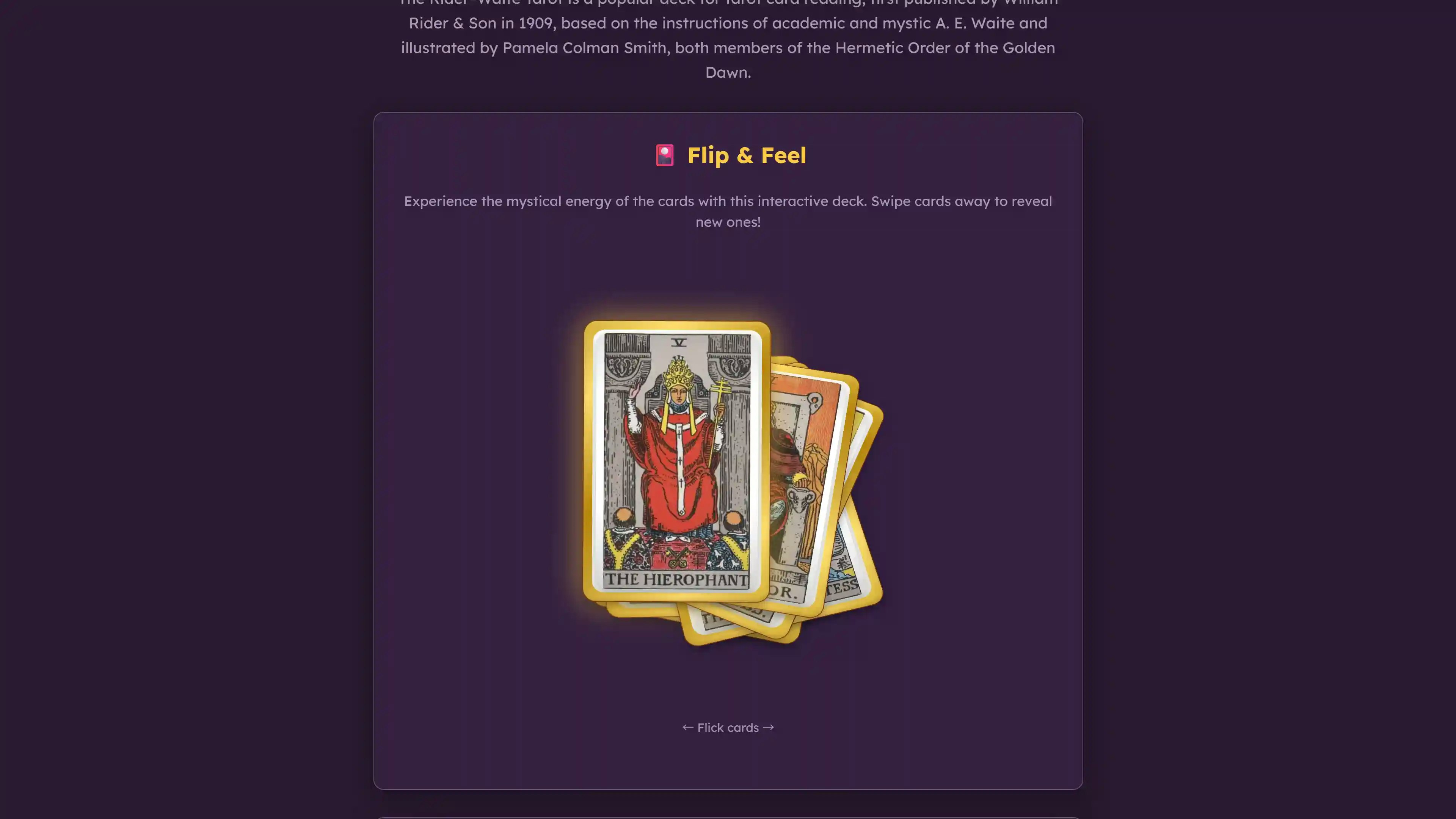 Diepe Tarot - De beste tarot-app met 3D-animaties, AI en 0-tracking! media 17