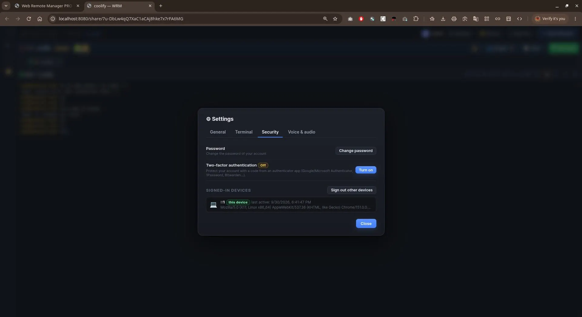 Web Remote Manager PRO (WRM) gallery image