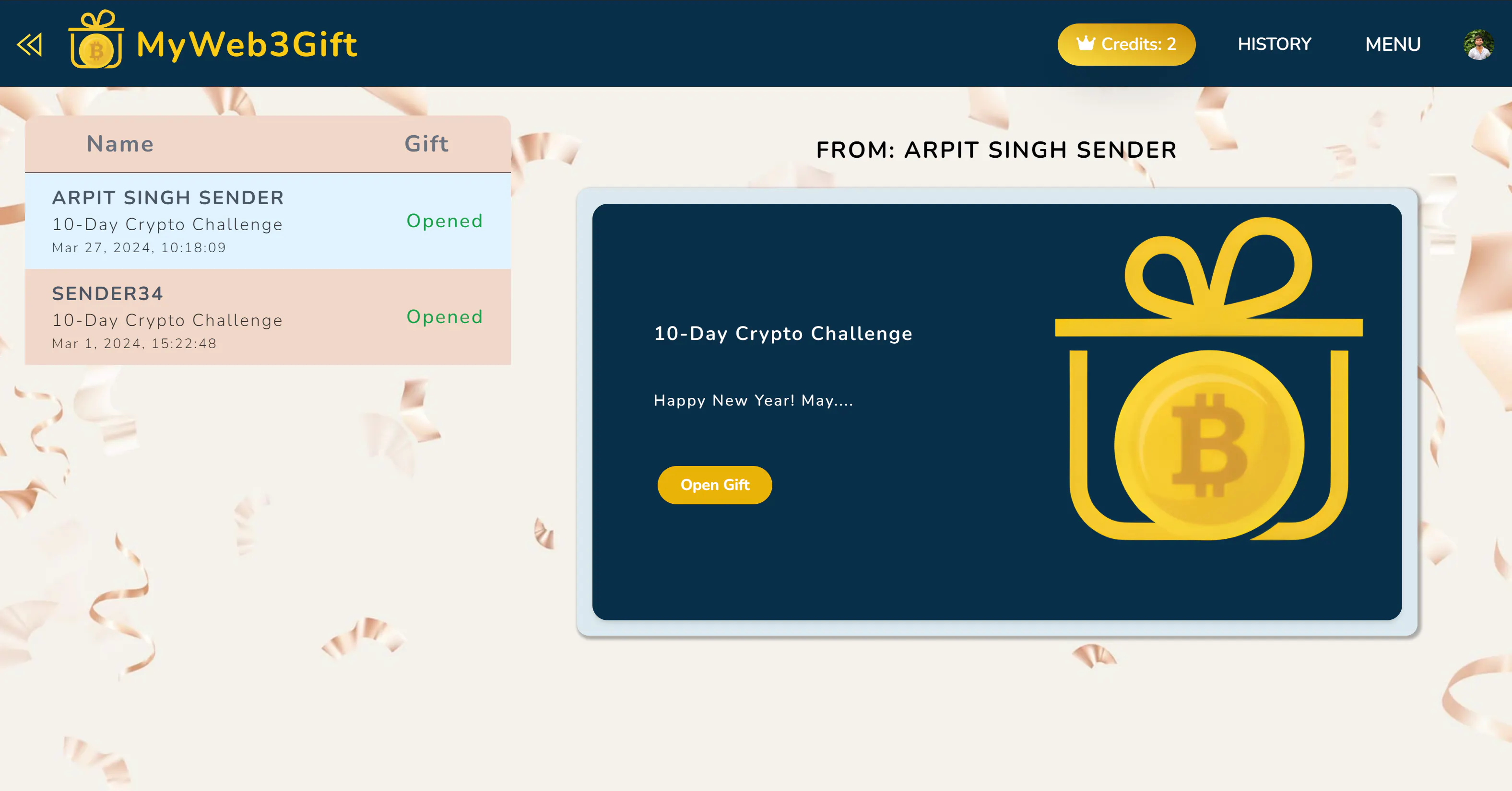 MyWeb3Gift gallery image
